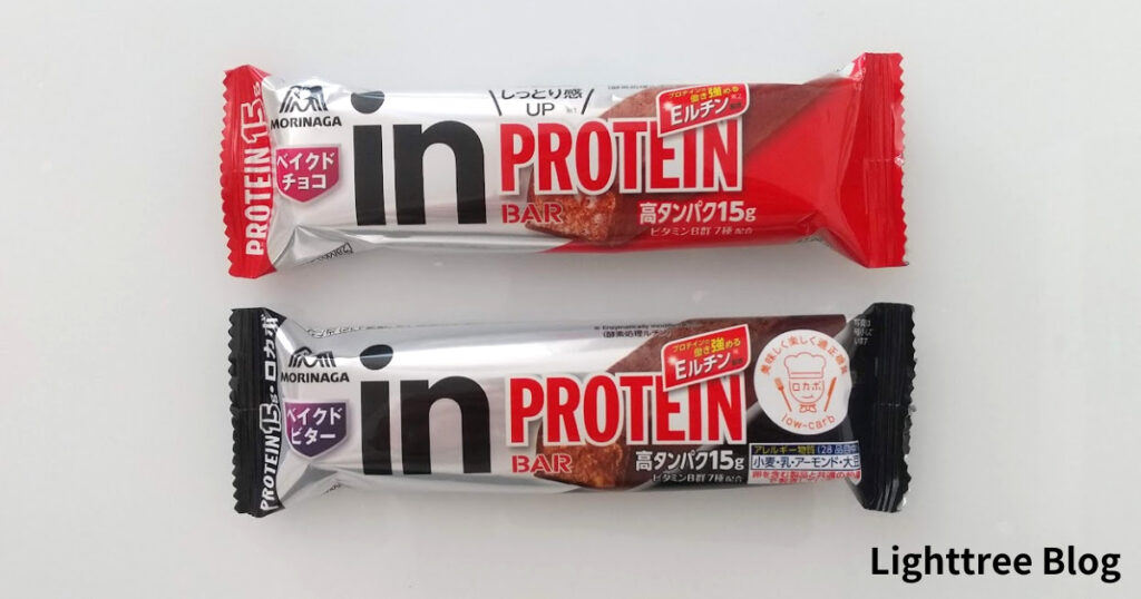 inバー プロテイン（ベイクドチョコ、ベイクドビター）