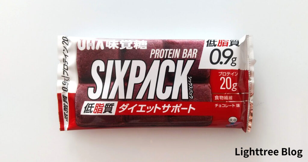 UHA味覚糖 SIXPACK【チョコレート味】の表面パッケージ