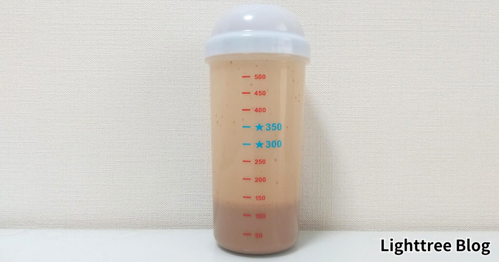 【牛乳割り】100ml（泡立ち）