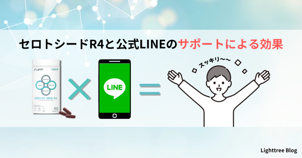 セロトシードR4と公式LINEサポートによる効果