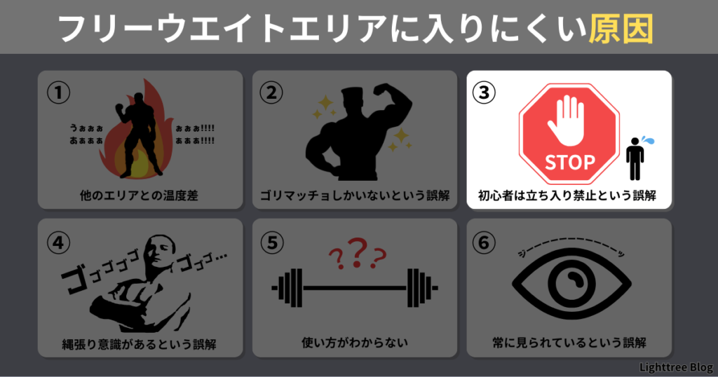 ③一定以上の経験や見た目をクリアしないと入ってはいけないという誤解