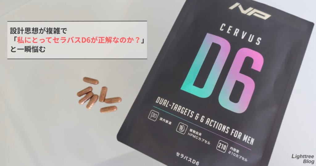 設計思想が複雑で「私にとってセラバスD6が正解なのか？」と一瞬悩む